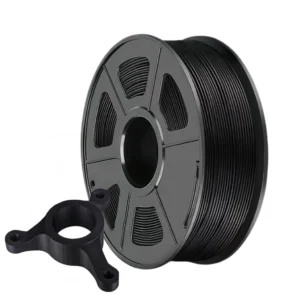 ABS-ESD anti static 3D printer filament black spool with printed electronic engineering component