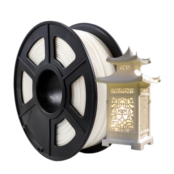 PA6-66 nylon filament white spool with printed classical lamp decorative model