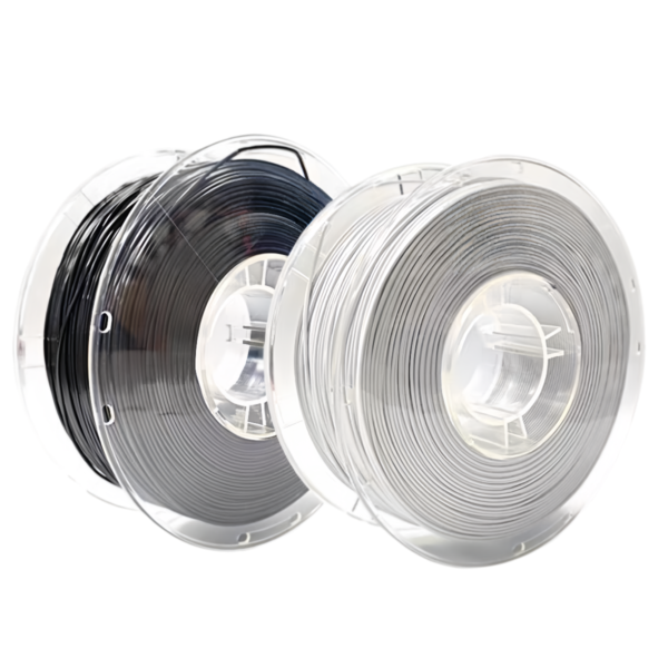 PETG blackout filament black and white spools designed for light blocking applications