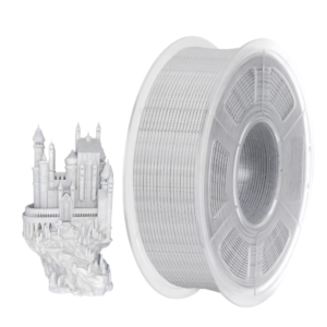 pla-marble-3d-printing-filament-pineapple-model marble PLA filament spool with printed pineapple decorative model