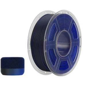 pla-matte-dualcolor-3d-printing-filament-speaker PLA matte dual color filament spool with printed speaker model