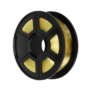 PVA water soluble support 3D printer filament dark gold spool