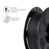 black-3d-printer-filament-precision-winding-main.webp Black Basic PLA Filament 1.75mm 1kg – Professional Matte 3D Printing Material | OEM/ODM Bulk Supply