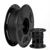 black-3d-printer-filament-spool-printed-model-main.webp Black Basic PLA Filament 1.75mm 1kg – Professional Matte 3D Printing Material | OEM/ODM Bulk Supply