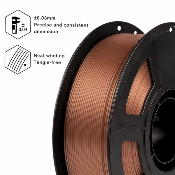 Terracotta PLA+ Filament 1.75mm 1kg – Toughened PLA for Smooth, Reliable FDM 3D Printing (Bulk & OEM/ODM)