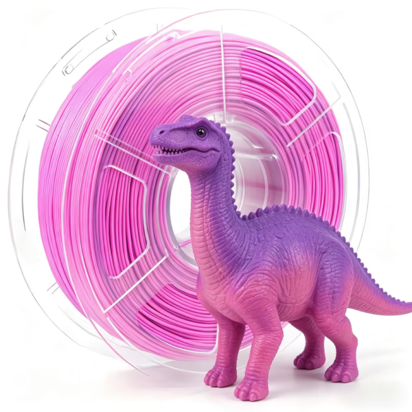 Aurora Rainbow PLA Filament 1.75mm 1kg – Rich Magenta-Purple Gradient for FDM 3D Printing, Optimized for Character & Organic Modeling (Wholesale OEM/ODM)