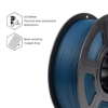 Matte Blue PLA Filament 1.75mm 1kg | Dimensional Accuracy +/- 0.03mm | Batch Consistent | OEM/ODM Bulk Supply