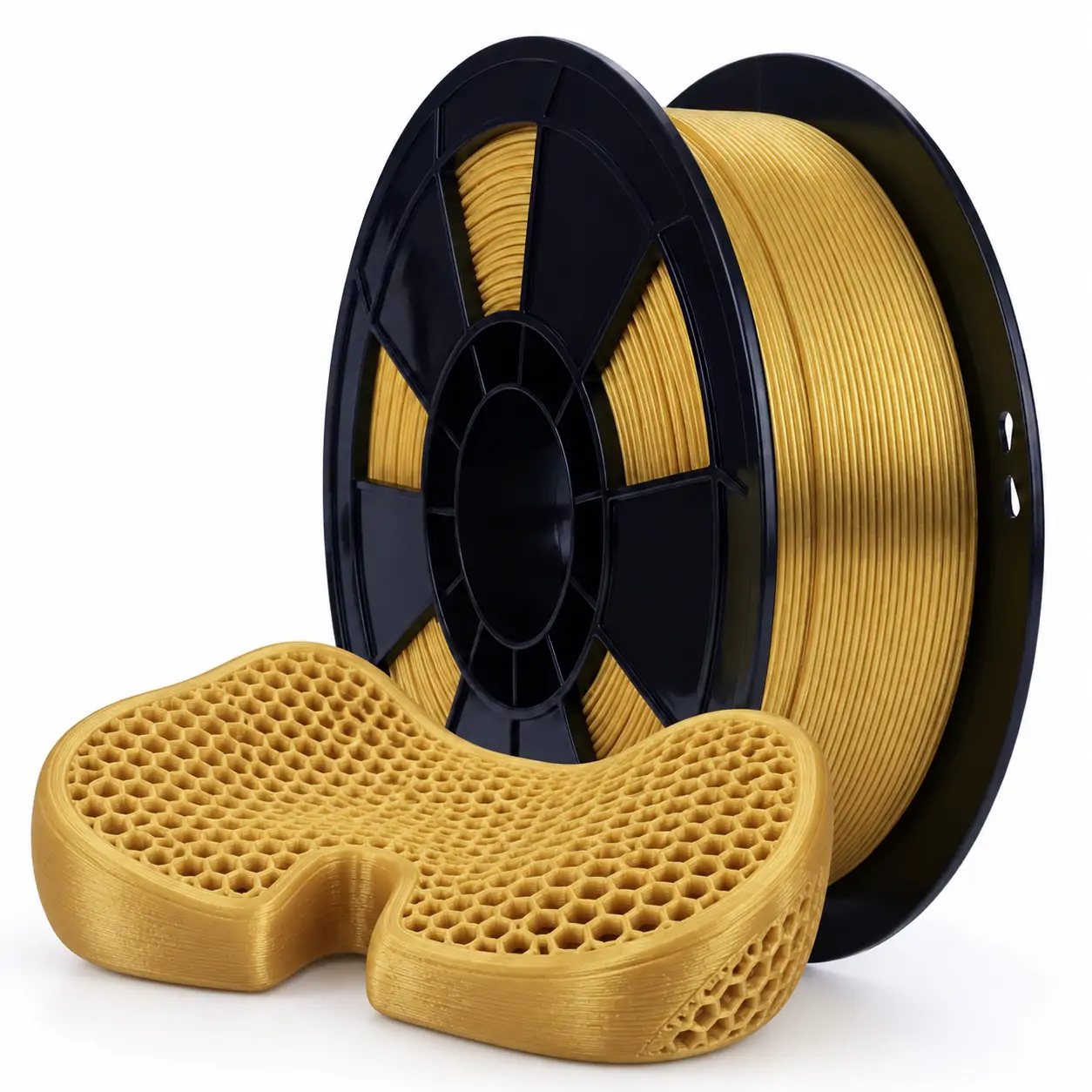 SSSray Gold TPU 95A 1.75mm Flexible 3D Printer Filament